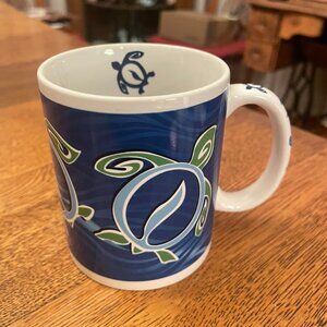 Beautiful Sea Turtle Themed Coffee Cup Mug by The Islander Group